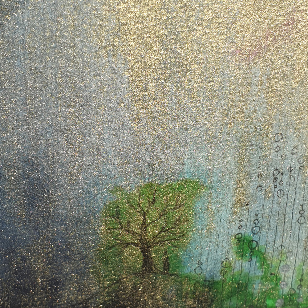 Taidemaalaus "Kun kasvan, maailma kimaltaa", 26 x 20 cm
